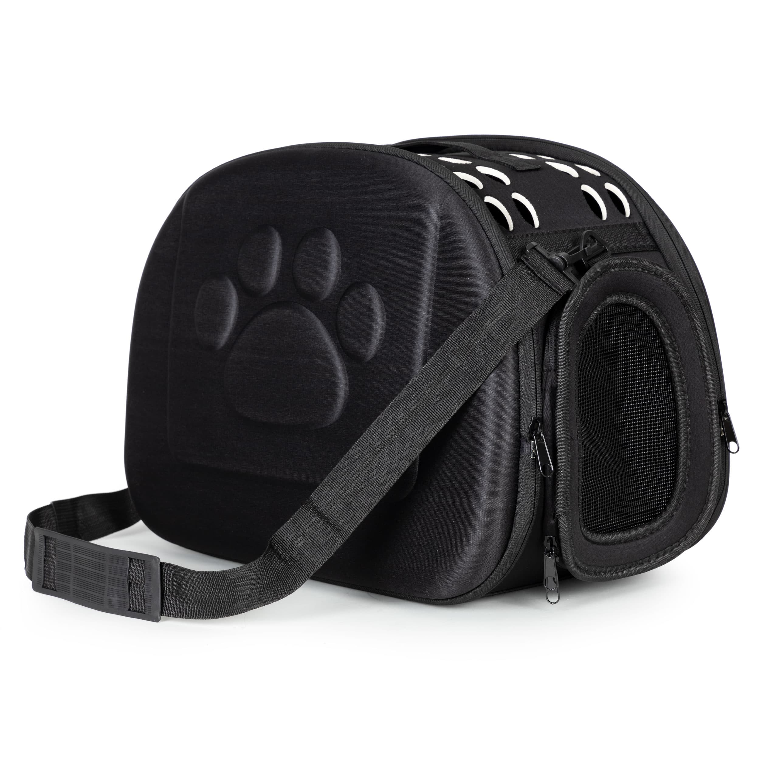 Duży transporter dla kota psa torba podróżna czarny Petsi